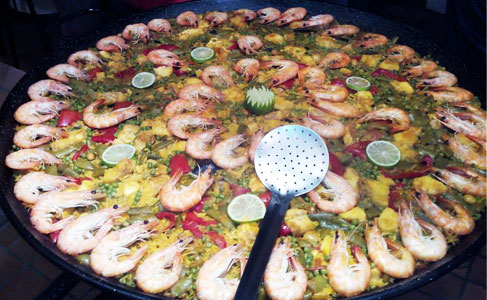 Paella aux fruits de mer