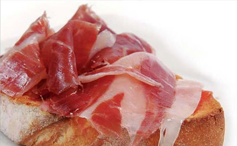 Tapas de jambon serrano